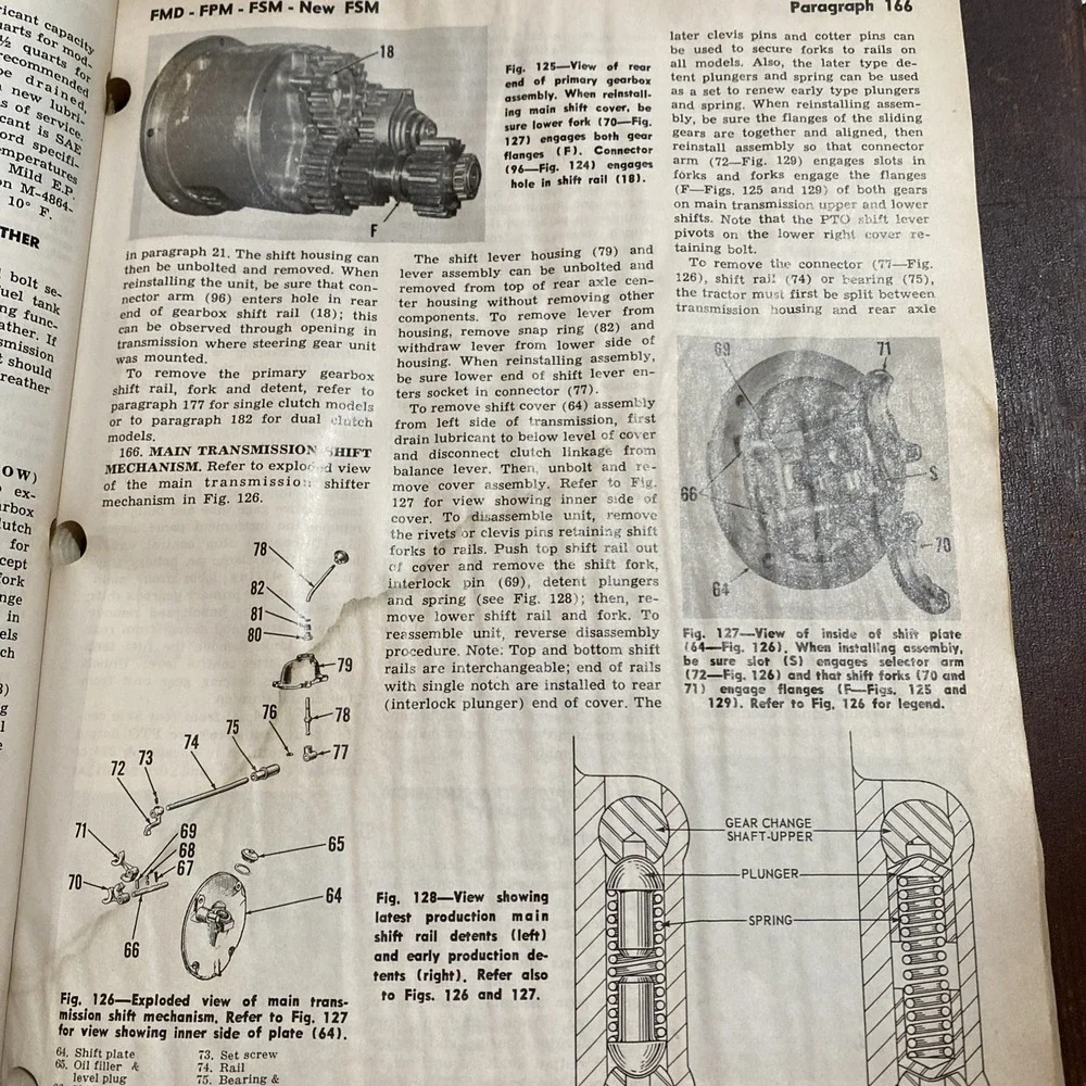 I&T Ford Shop Service‎ Tractor Manual F-201 Covers 22 Tractor Models